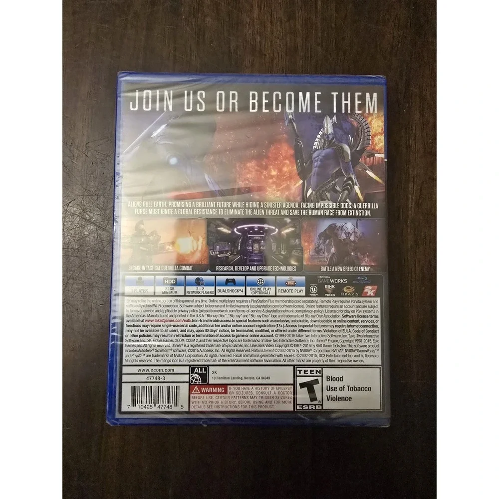 XCOM 2 ‎ PS4 Game Brand New